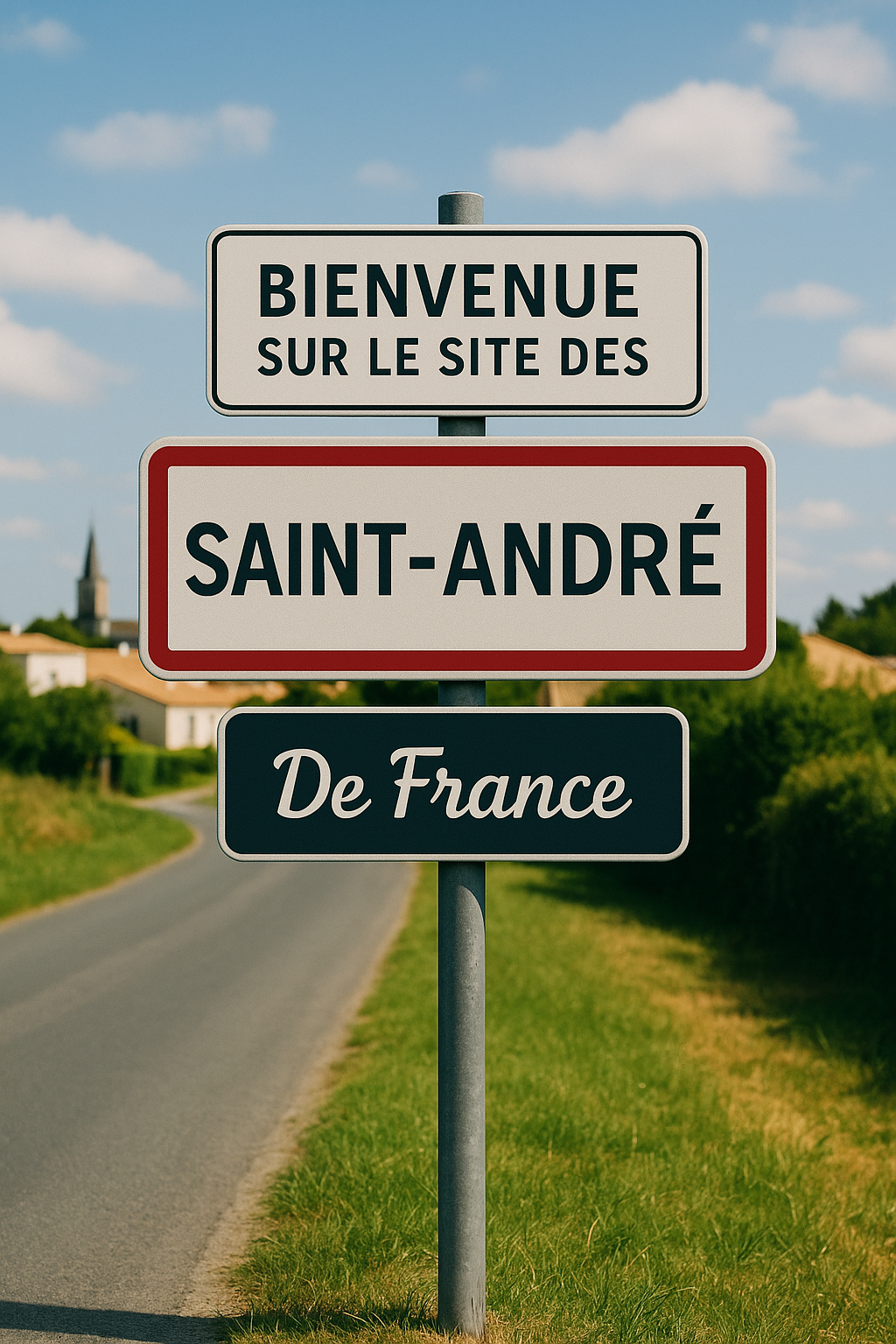 Panneau d'entrée de Saint-André de France